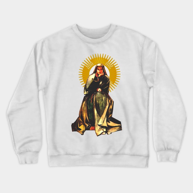 thoughtful priestess Crewneck Sweatshirt by Marccelus